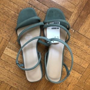 H&M green sandals